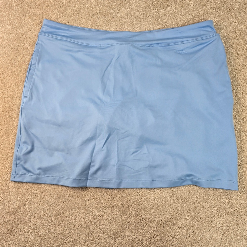 Puma Girls Knit Skirt Day Dream Blue Athletic Skort‎ XL 15-16Y 539787 03 NEW